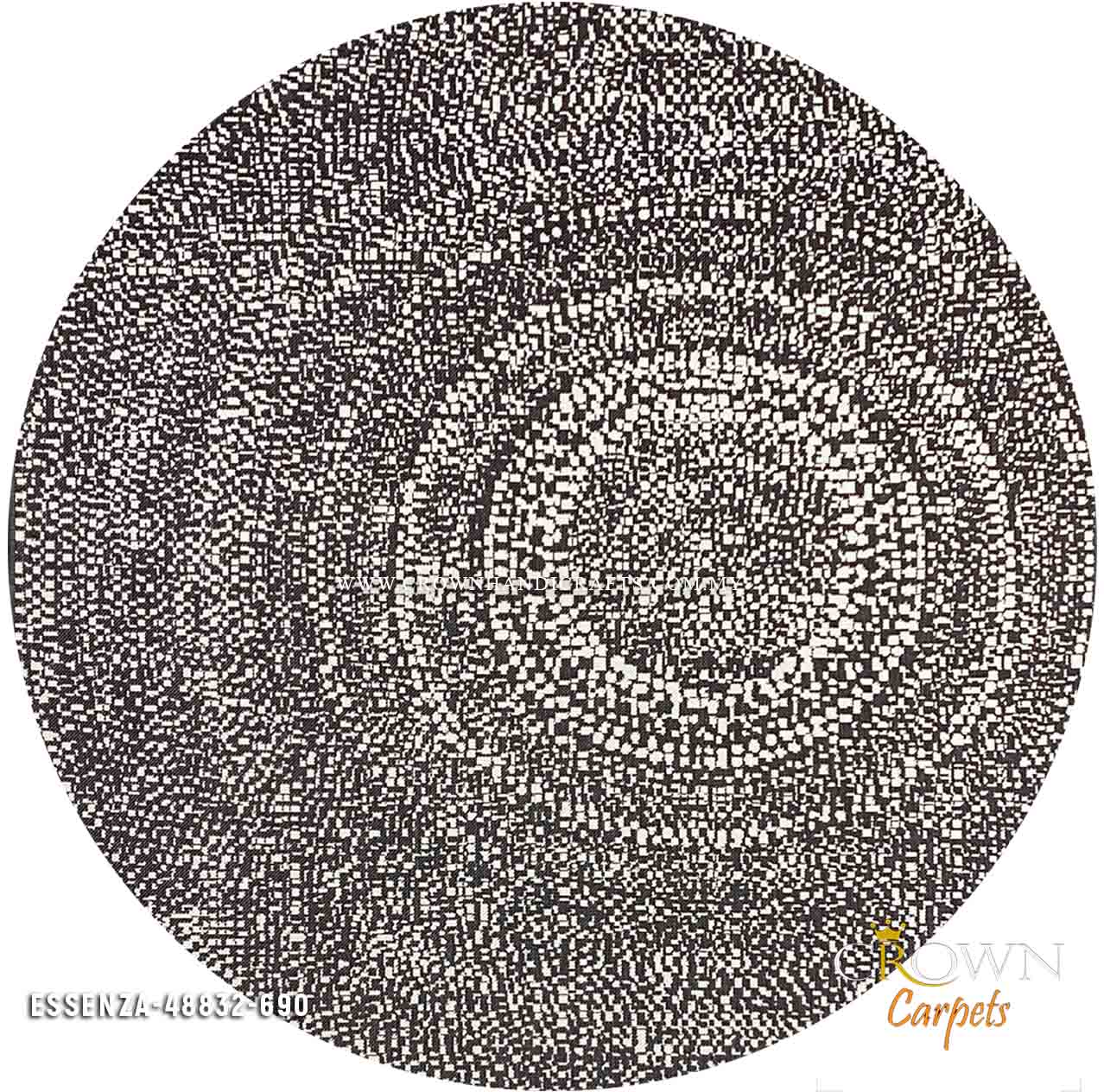 High in Demand Modern Round Carpet Minimalist Design Rug | Essenza 48832-690