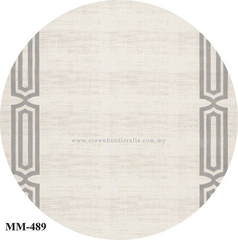 Round Premium Modern Designer Rugs Collection – Turkish Carpets for Stylish Interiors| Modern Mix MM489 (200CM DIA)