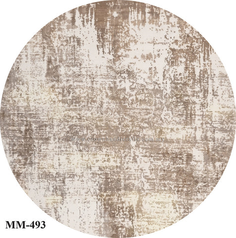 Round Modern Designer Carpet – Stunning Abstract Rug for Contemporary Interior Decoration | Modern Mix MM493 (200CM DIA)