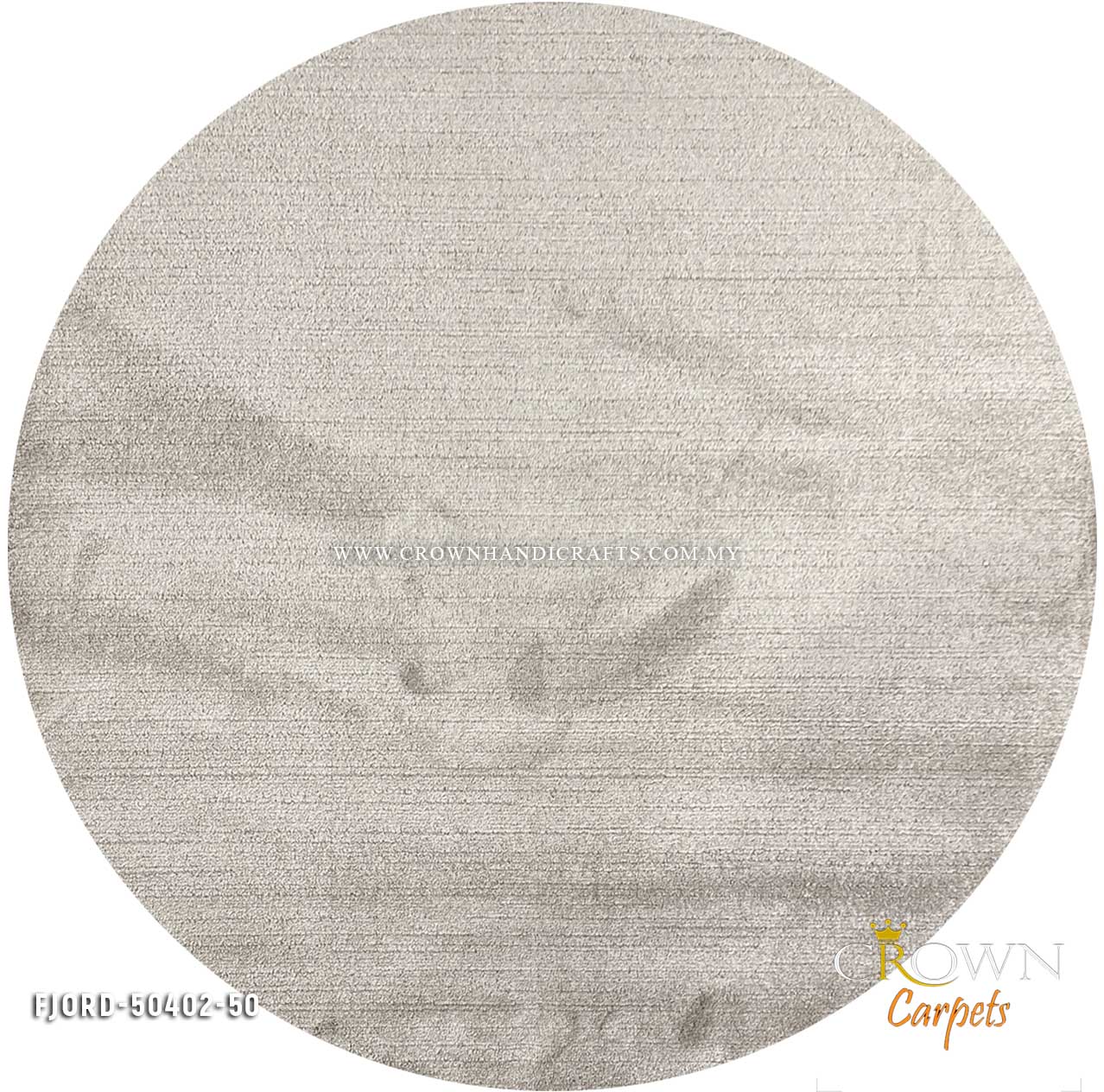 Transform Your Spaces: Modern Round Carpets & Rugs for Living Rooms & Bedrooms | Fjord 50402-50 Round