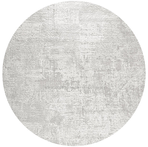 Modern Round Rug Abstract Design Carpet for Living Room Home Decor Stylish Interior | Modern Mix Round MM508 (250CM DIA)
