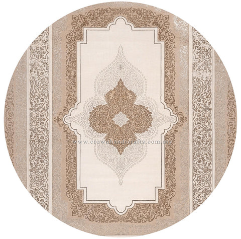 High Quality Modern Round Carpet Designer Rug for Living Room Bedroom Elegant Interior | Modern Mix Round MM511 (250CM DIA)