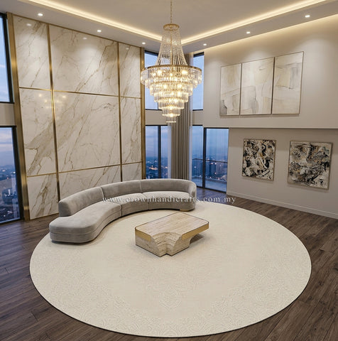 Round Carpet With High Quality Modern Designed for Stylish Contemporary Home Décor | Modern Mix MM512 (250CM DIA)
