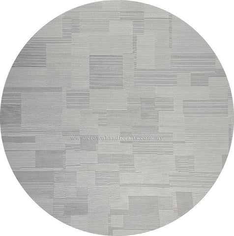 Round Carpet With Thick Pile | Artistic Abstract Design for Living Room Comfort | Modern Mix MM513 (250CM DIA)