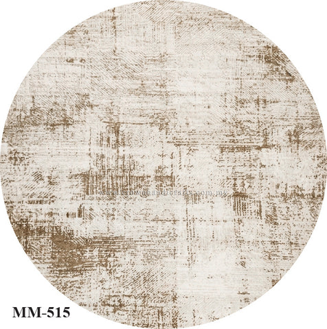 Round Modern Rug Smooth Soft-Touch for Cozy Living Room and Bedroom Atmosphere | Modern Mix MM515 (250CM DIA)