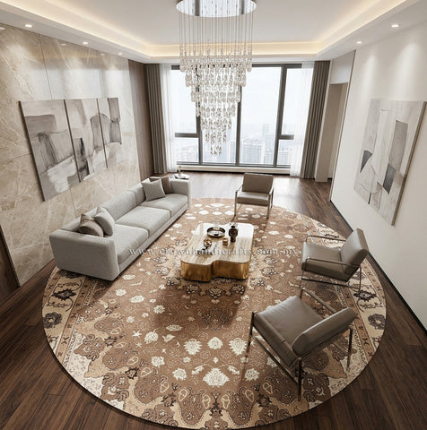 Round Modern Artisan Rugs – Contemporary Comfort Crafted for Refined Everyday Living | Modern Mix MM518 (250CM DIA)