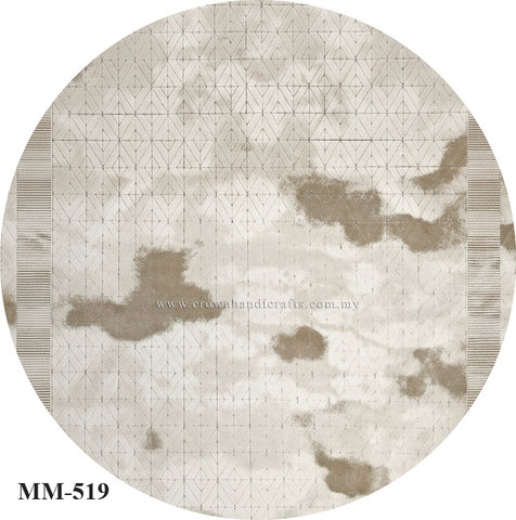 Round Premium Modern Turkish Rug with Dense Soft Finish for Contemporary Living Rooms | Modern Mix MM519 (250CM DIA)