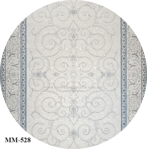 Round Contemporary Carpet For Living Room with Premium Texture and Modern Abstract Patterns | Modern Mix MM528 (250CM DIA)