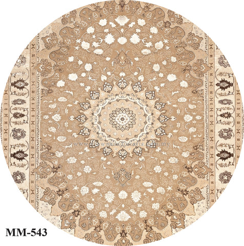 Round Modern Comfort Rug Designed to Blend with Interior Concepts | Modern Mix MM543 (250CM DIA)