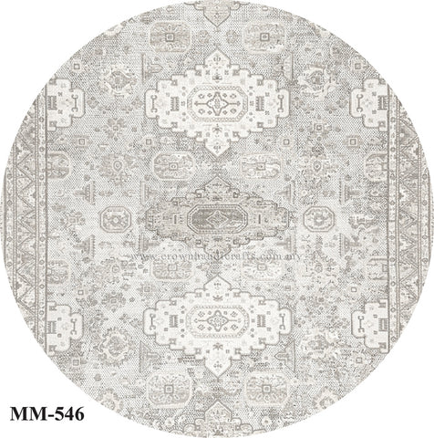 Round Modern Living Room Carpet for a Stylish Impression | Modern Mix MM546 (250CM DIA)