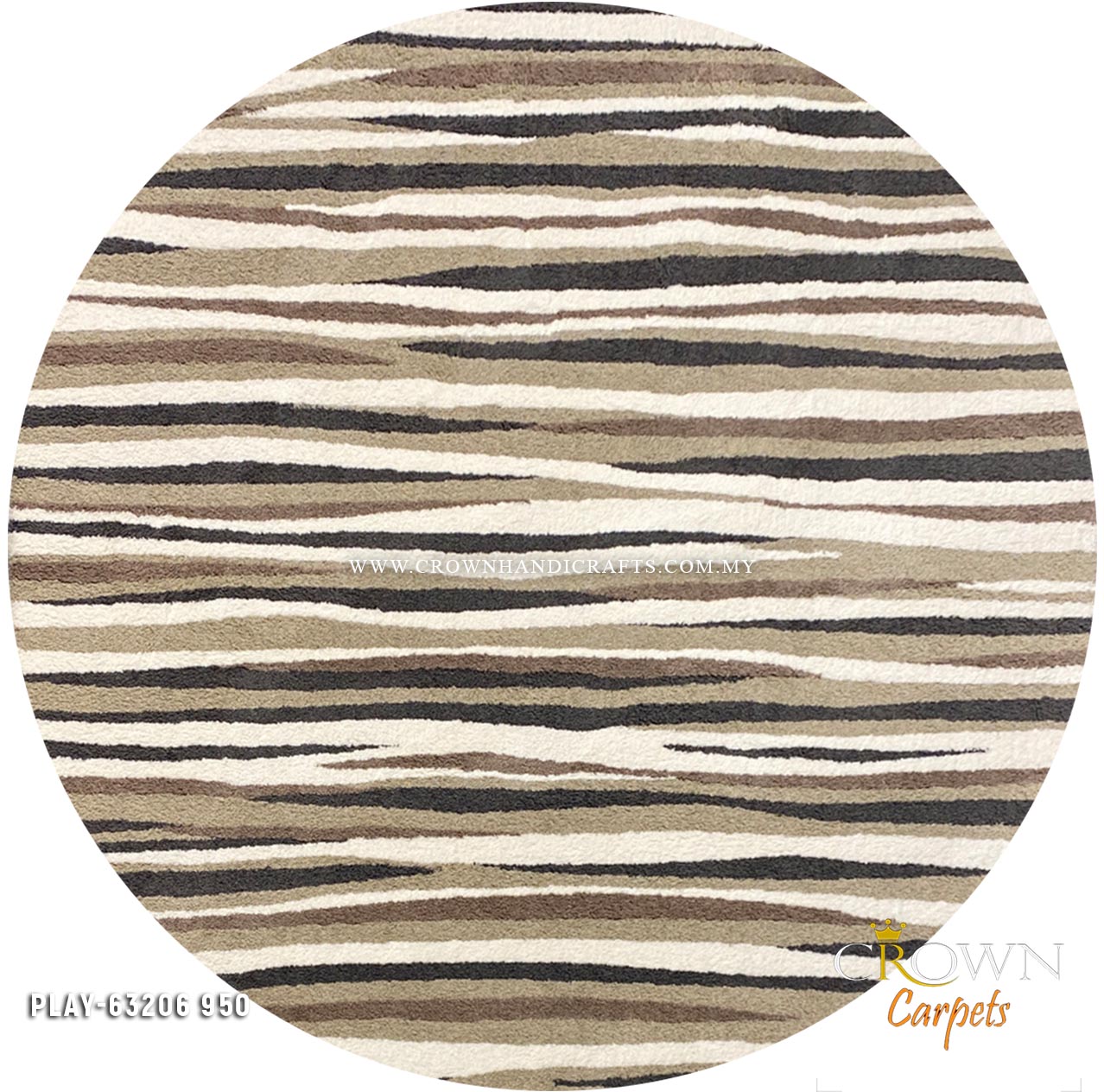 Ideal Living Room Round Rugs Carpets Modern Design Interior | Play 63206-950