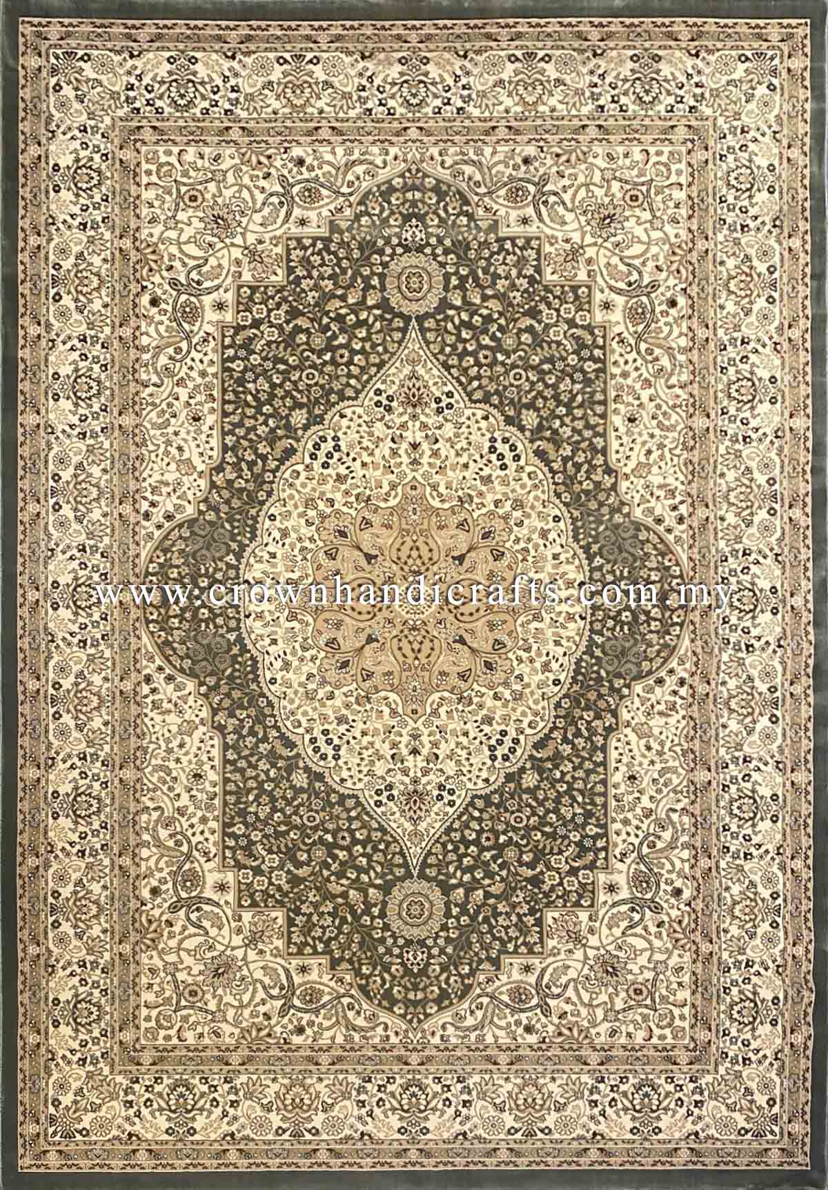 Persian Style Turkish Rugs High End Durable Carpet for Living Room Bedroom | Rajah 7622