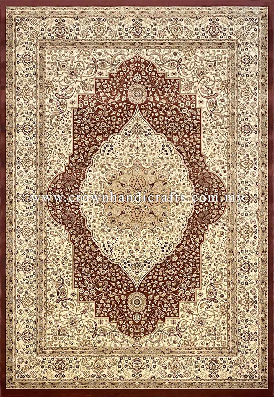 Persian Style Turkish Rugs High End Durable Carpet for Living Room Bedroom | Rajah 7622