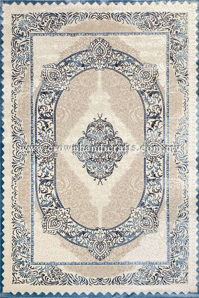 Persian Carpet Thick Quality Turkish Rugs High End Durable Carpets for Living Room Bedroom | Alia Shine 7882A