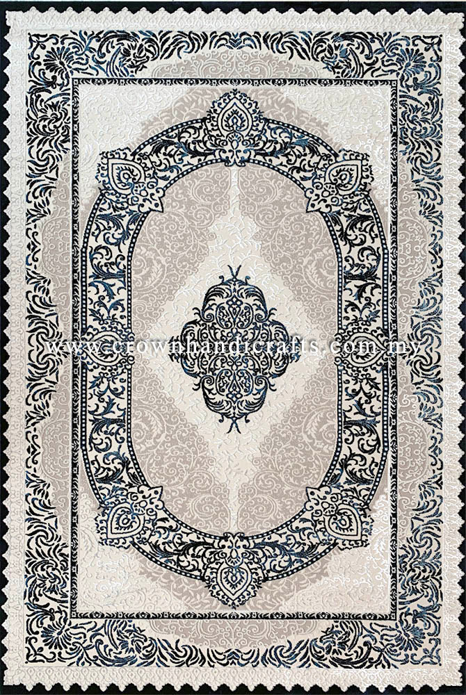 Persian Carpet Thick Quality Turkish Rugs High End Durable Carpets for Living Room Bedroom | Alia Shine 7882A