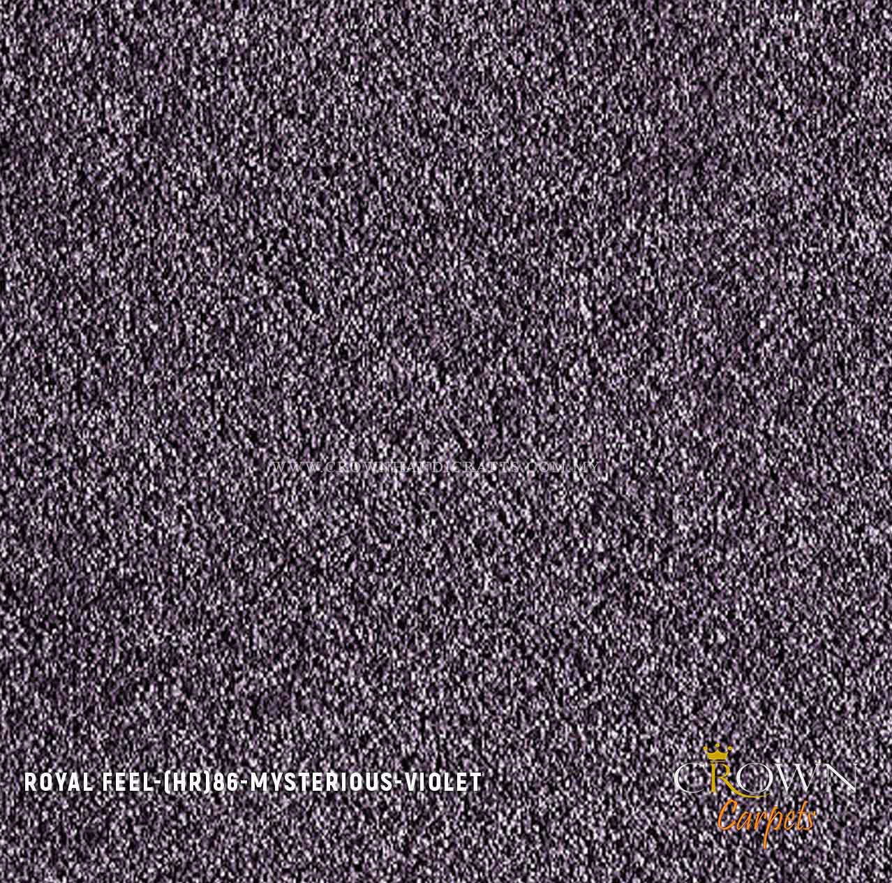 Luxury High-end Solid Plain Carpets in Malaysia by Crown Carpets | Royal Feel (HR) Wall To Wall Carpet