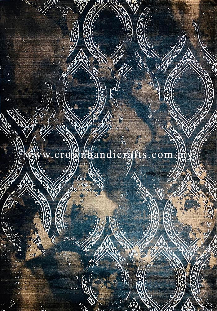 Modern Rugs Distressed Look Carpets for Living Room | Vega 9875C