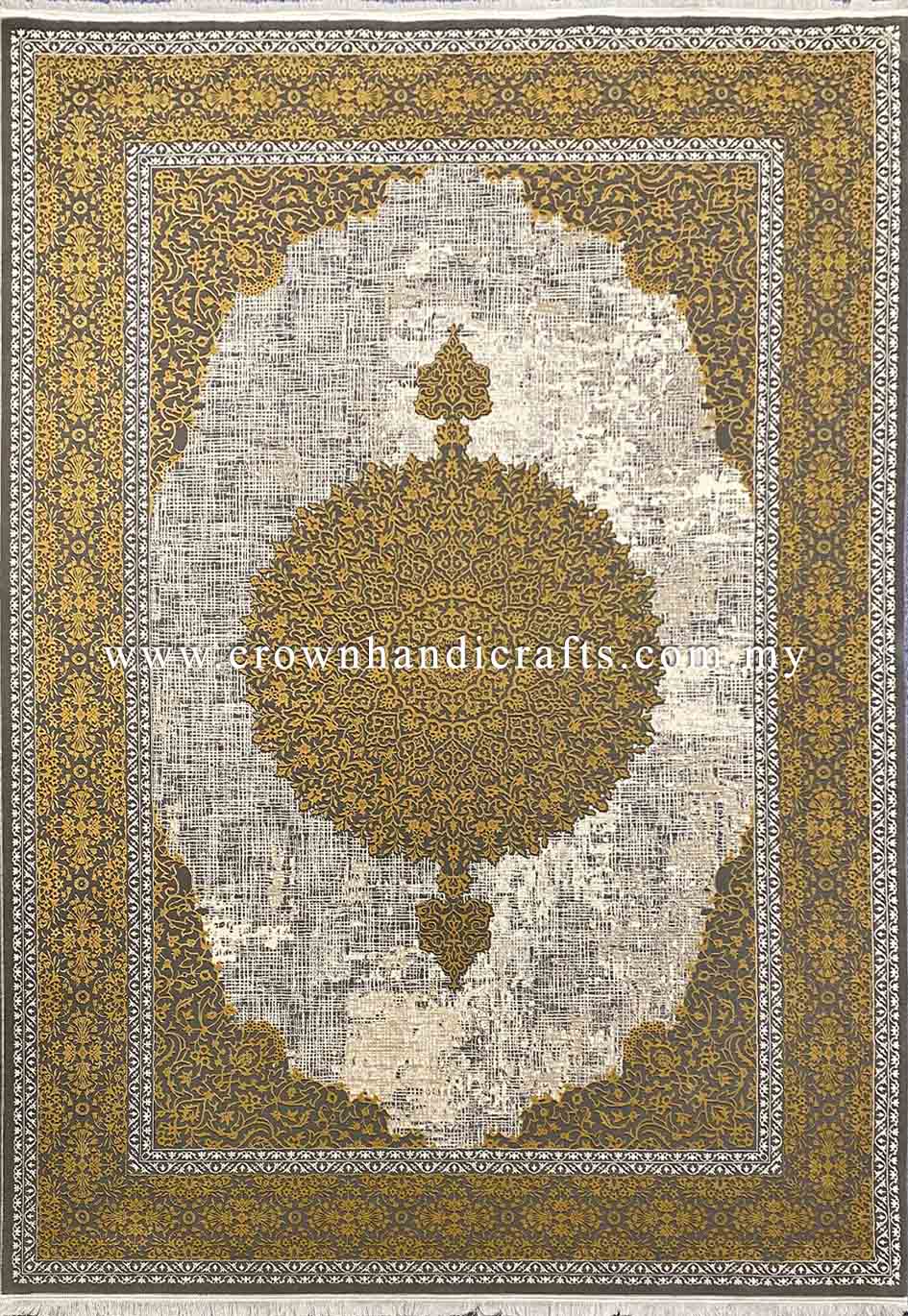 Iran Nain Rug Design Persian Carpet Wool Feel Man Made Iranian Rugs for Living Room | Armita A245