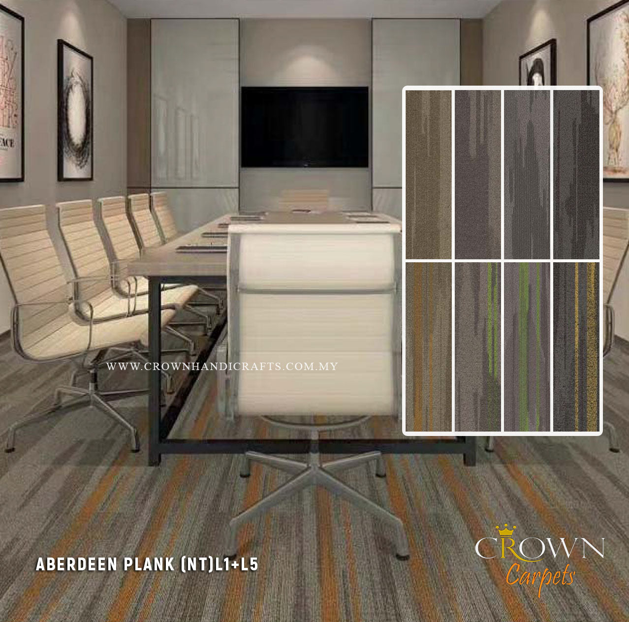 Trustworthy Office Carpet Suppliers | Aberdeen Plank (NT)