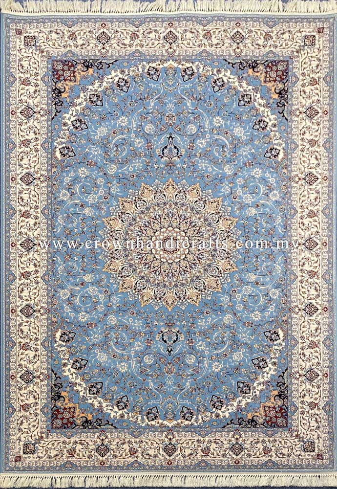 Intricate Persian Carpet for Living Made in Iran Premium Quality Smooth Feel Living Room Carpet | Rayan AM010