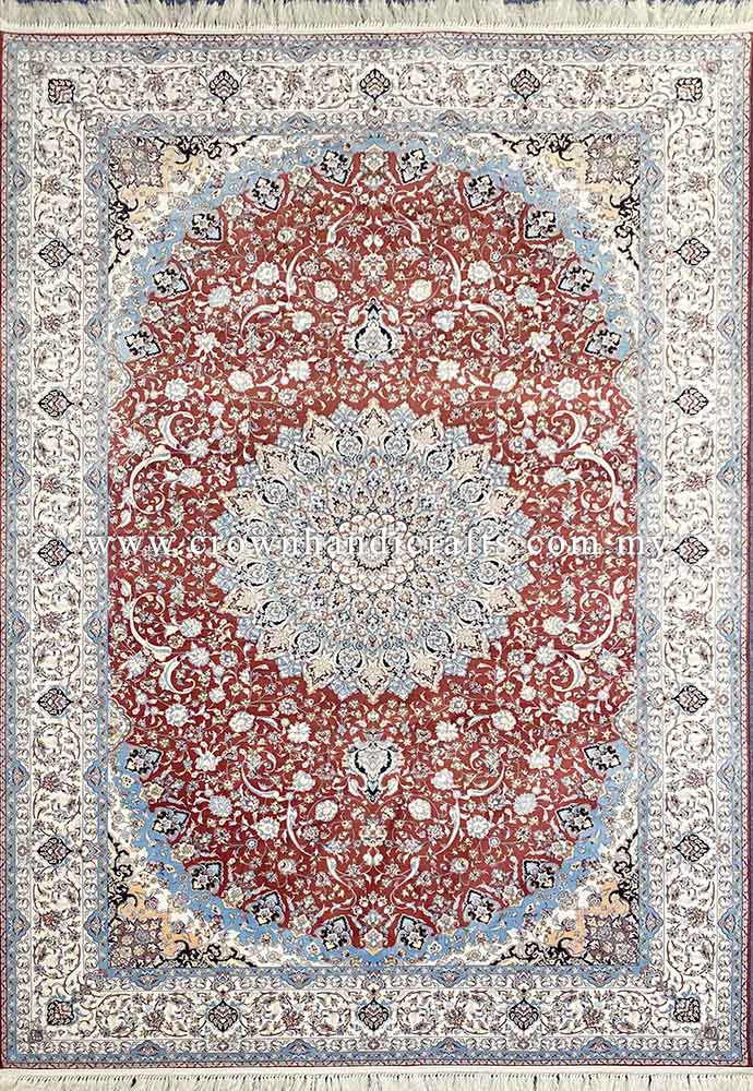 Intricate Persian Carpet for Living Made in Iran Premium Quality Smooth Feel Living Room Carpet | Rayan AM010