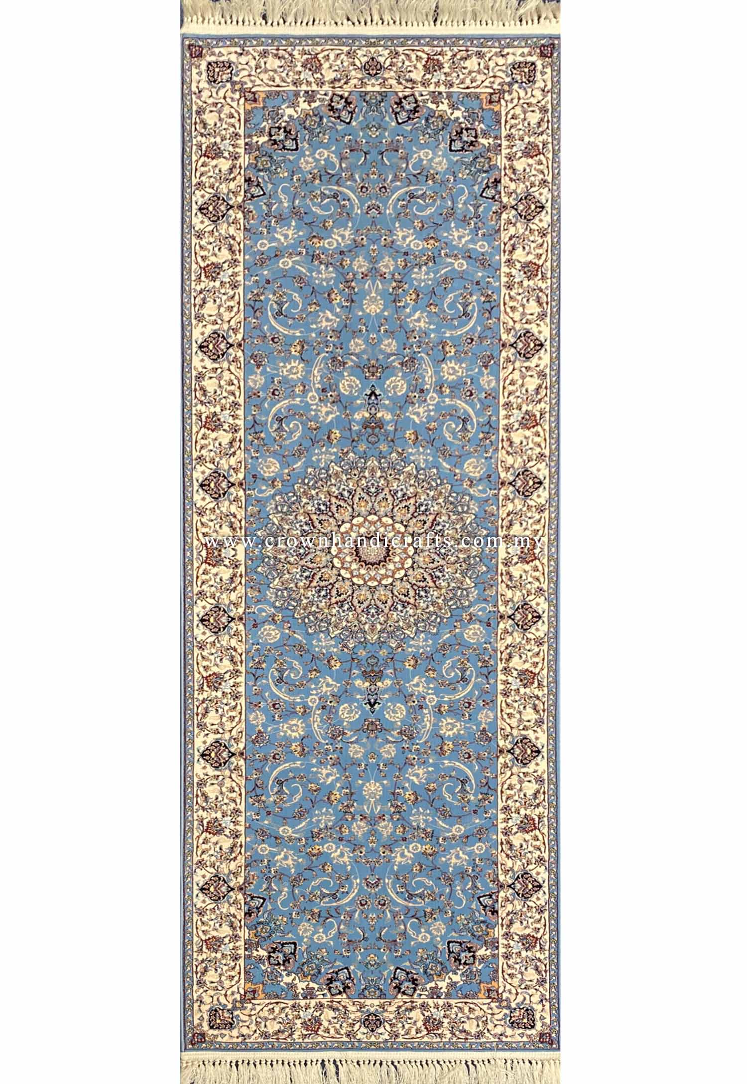 Intricate Persian Carpet for Living Made in Iran Premium Quality Smooth Feel Living Room Carpet | Rayan AM010 Runner