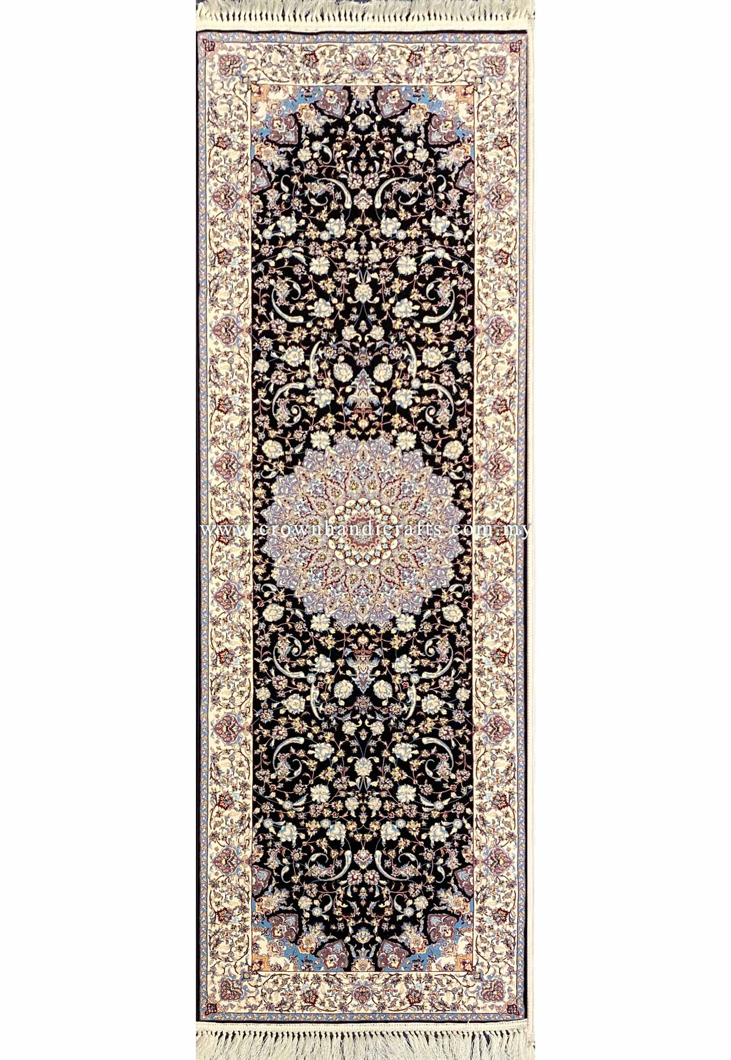 Intricate Persian Carpet for Living Made in Iran Premium Quality Smooth Feel Living Room Carpet | Rayan AM010 Runner