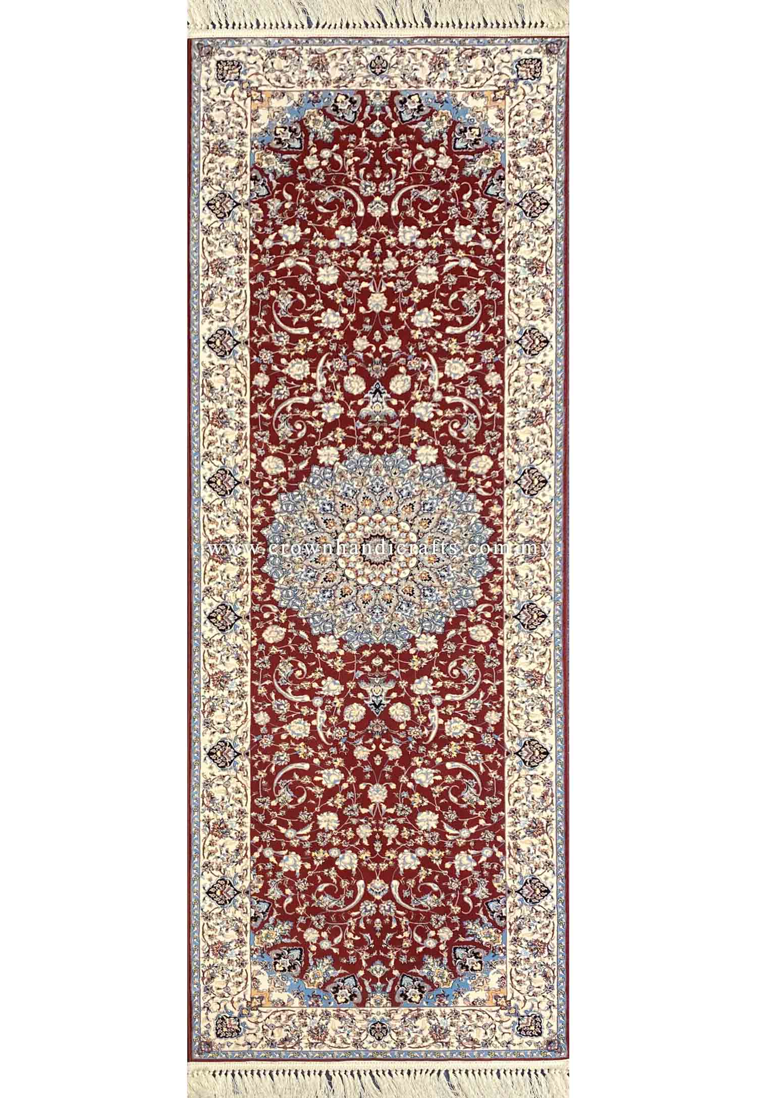 Intricate Persian Carpet for Living Made in Iran Premium Quality Smooth Feel Living Room Carpet | Rayan AM010 Runner