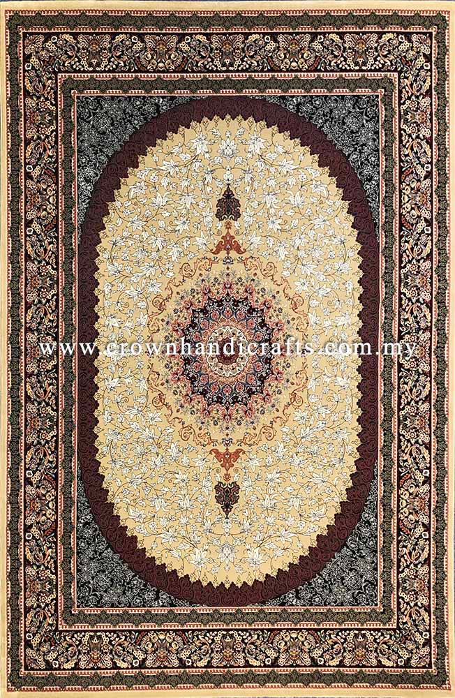 Authentic Persian Rug Iran Carpet Wool Feel High End Quality Hand Look Man Made Persian Carpets for Living Room | Shahnaz Amania