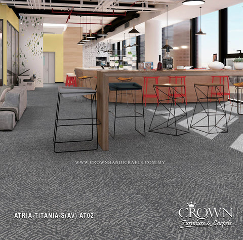 Contemporary Carpet Tiles | Stylish Modular Flooring for Modern Workspaces | Atria-Titania-S (AV)