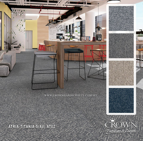 Contemporary Carpet Tiles | Stylish Modular Flooring for Modern Workspaces | Atria-Titania-S (AV)