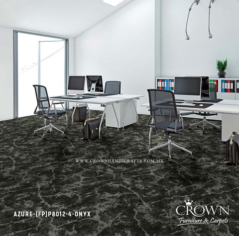 Premium Office Carpet Tiles | Contemporary Modular Floor Design with Textured Finish | Azure-Colorshift (FP)