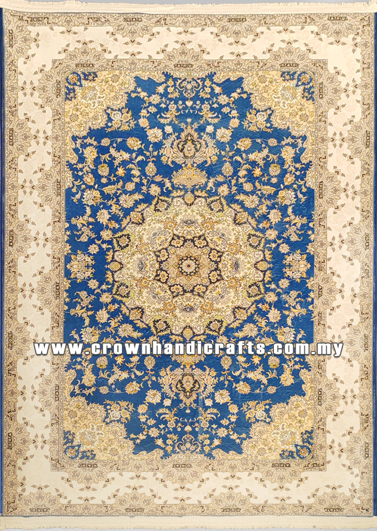 Modern Persian Design Carpet – Silk-Feel Turkish Rug for Living Room – Premium Polyester | Istanbul