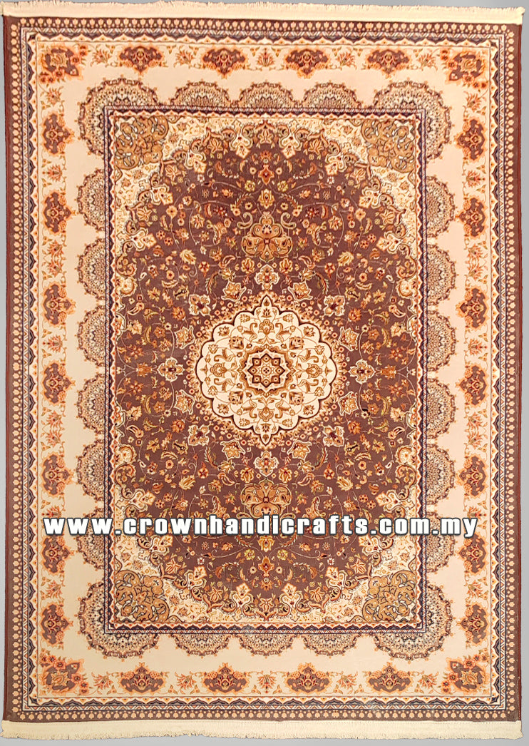 Modern Persian Design Carpet – Silk-Feel Turkish Rug for Living Room – Premium Polyester | Istanbul