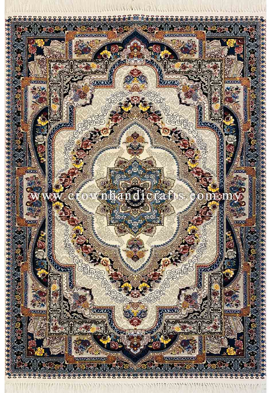 Fine Persian Rug Wool Feel Smooth Quality Carpet for Dining Table Living Room Rug | Dorrin Bagh Moalagh