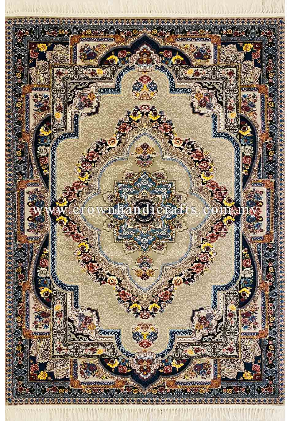 Fine Persian Rug Wool Feel Smooth Quality Carpet for Dining Table Living Room Rug | Dorrin Bagh Moalagh