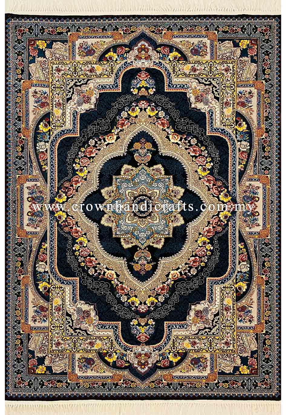 Fine Persian Rug Wool Feel Smooth Quality Carpet for Dining Table Living Room Rug | Dorrin Bagh Moalagh