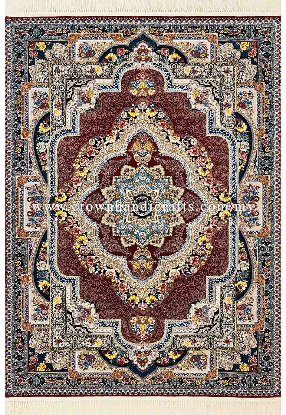 Fine Persian Rug Wool Feel Smooth Quality Carpet for Dining Table Living Room Rug | Dorrin Bagh Moalagh