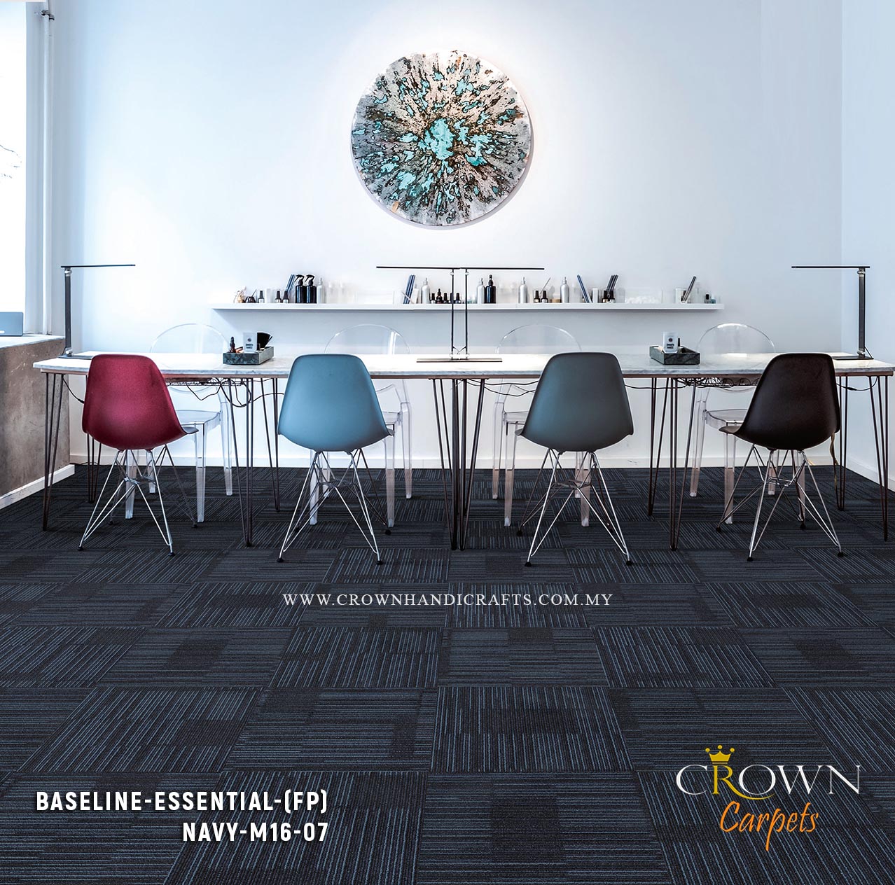 Affordable Carpet Tiles for Office | Baseline-Essential (FP)