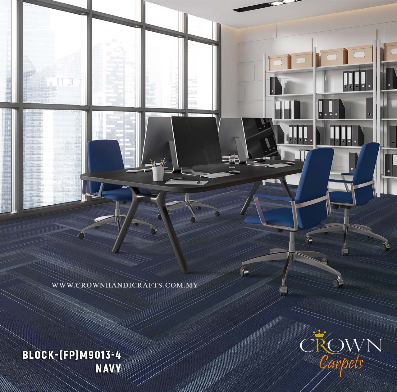 Competitive Price Textured Carpet Tiles | Block-Essential Plank (FP)
