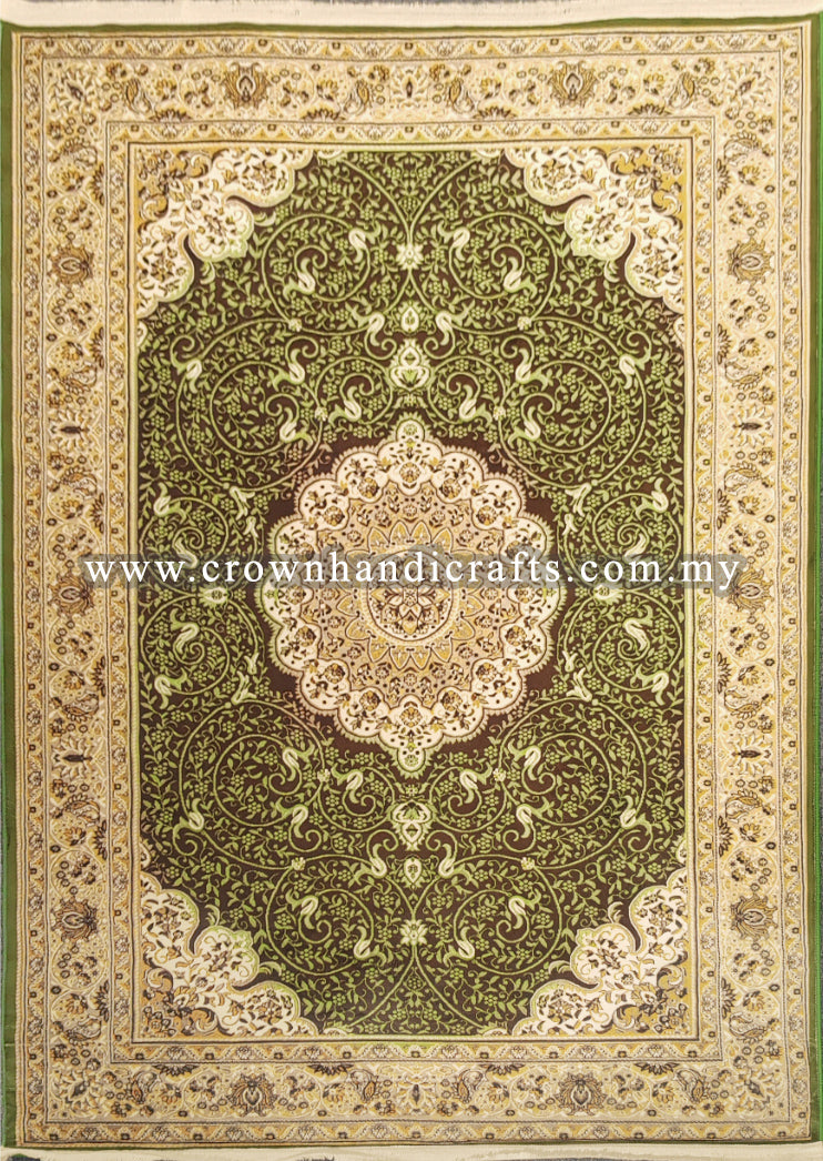 Modern Persian Design Carpet – Silk-Feel Turkish Rug for Living Room – Premium Polyester | Istanbul