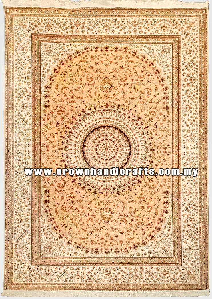 Modern Persian Design Carpet – Silk-Feel Turkish Rug for Living Room – Premium Polyester | Istanbul