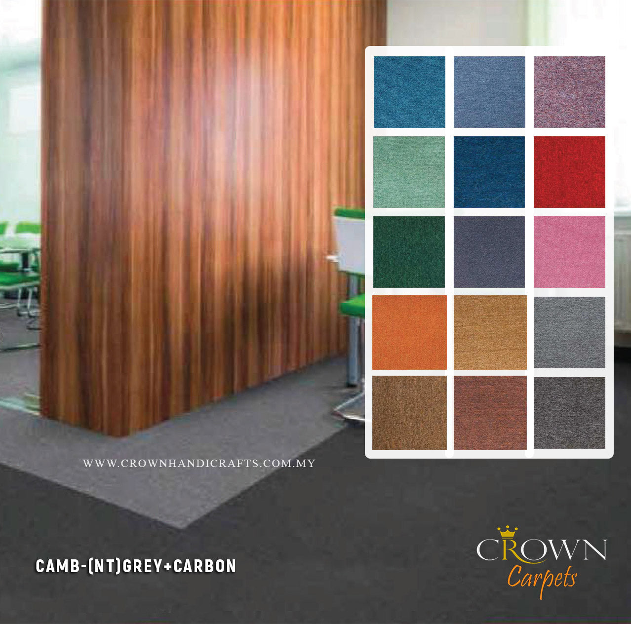 Excellent Carpet for Staircase, Lounge, Office | Camb (NT) Wall To Wall Carpet