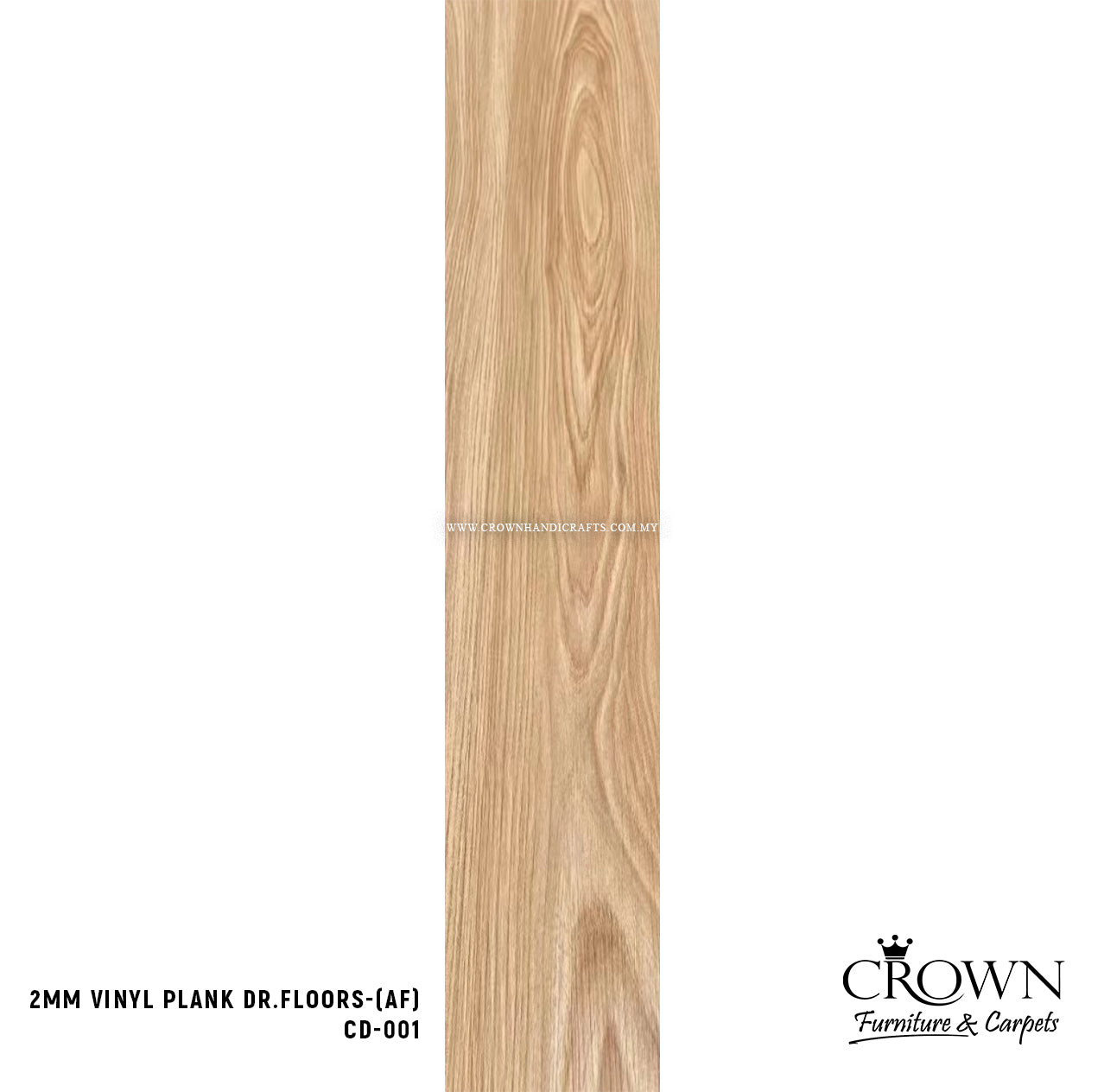 2MM VINYL PLANK DR.FLOORS CD-001 (AF) | 152X914 | AFFORDABLE VINYL RECORDS | BOX 36PCS/54SF