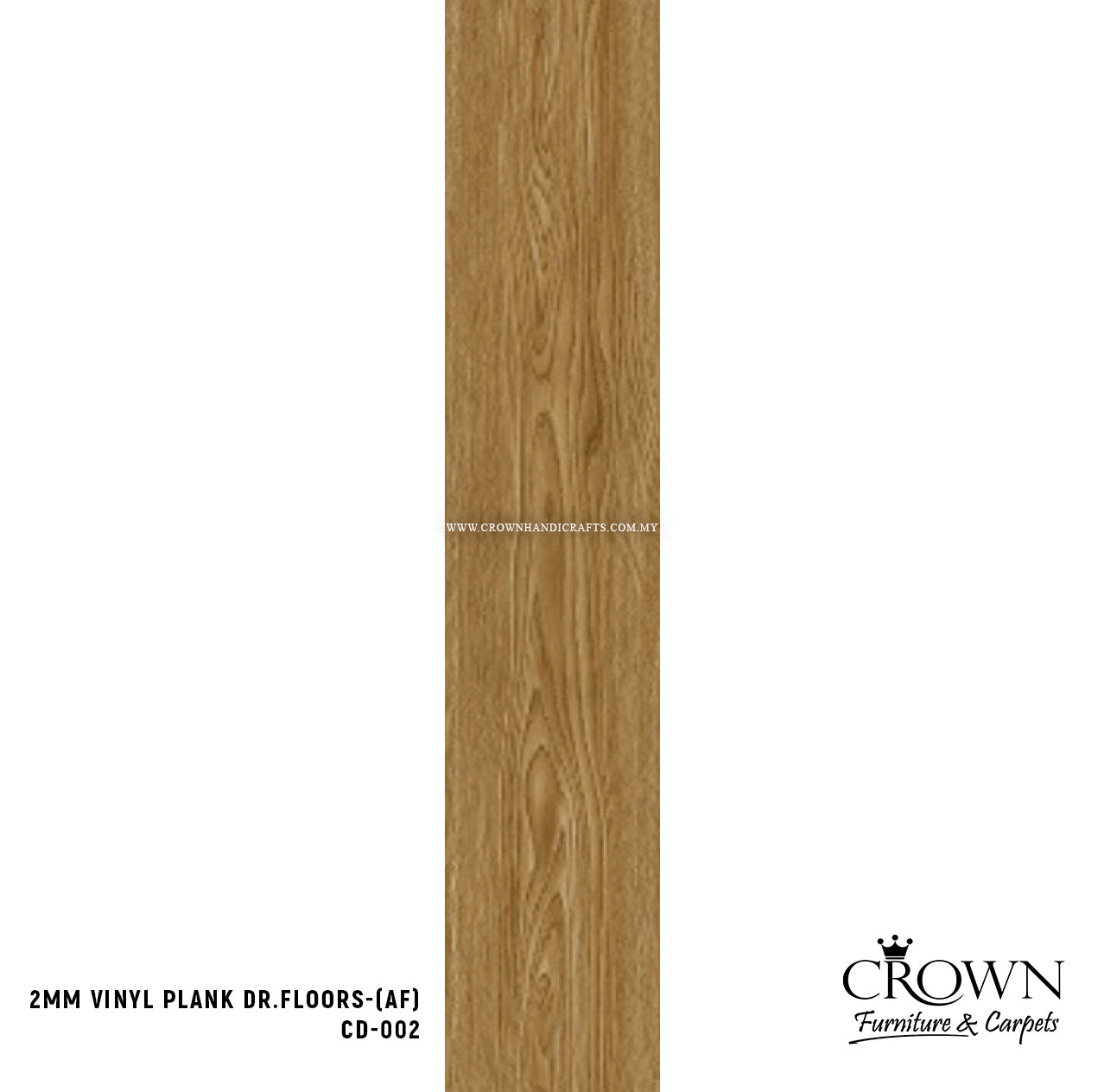 2MM VINYL PLANK DR.FLOORS CD-002 (AF) | 152X914 | WATERPROOF VINYL PLANK FLOORING | BOX 36PCS/54SF