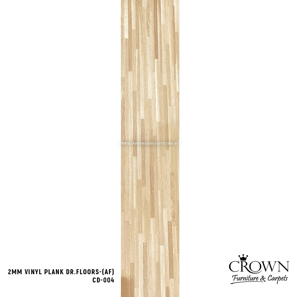 2MM VINYL PLANK DR.FLOORS CD-004 (AF) | 152X914 | HIGH-QUALITY HEAVY-DUTY VINYL FLOORING MALAYSIA | BOX 36PCS/54SF