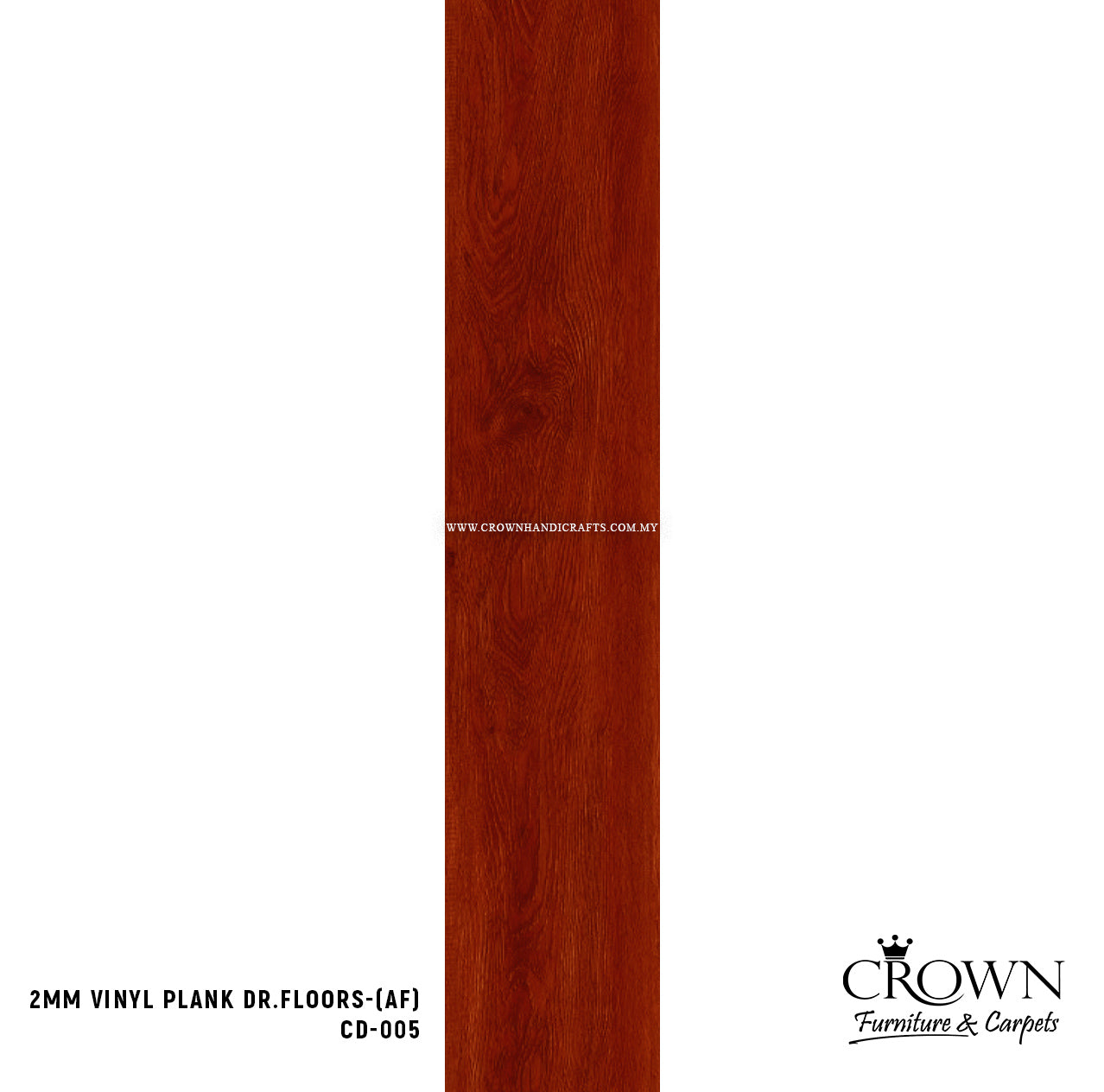 2MM VINYL PLANK DR.FLOORS CD-005 (AF) | 152X914 | SCRATCH-RESISTANT VINYL FLOORING (LVT) FLOORING MALAYSIA | BOX 36PCS/54SF