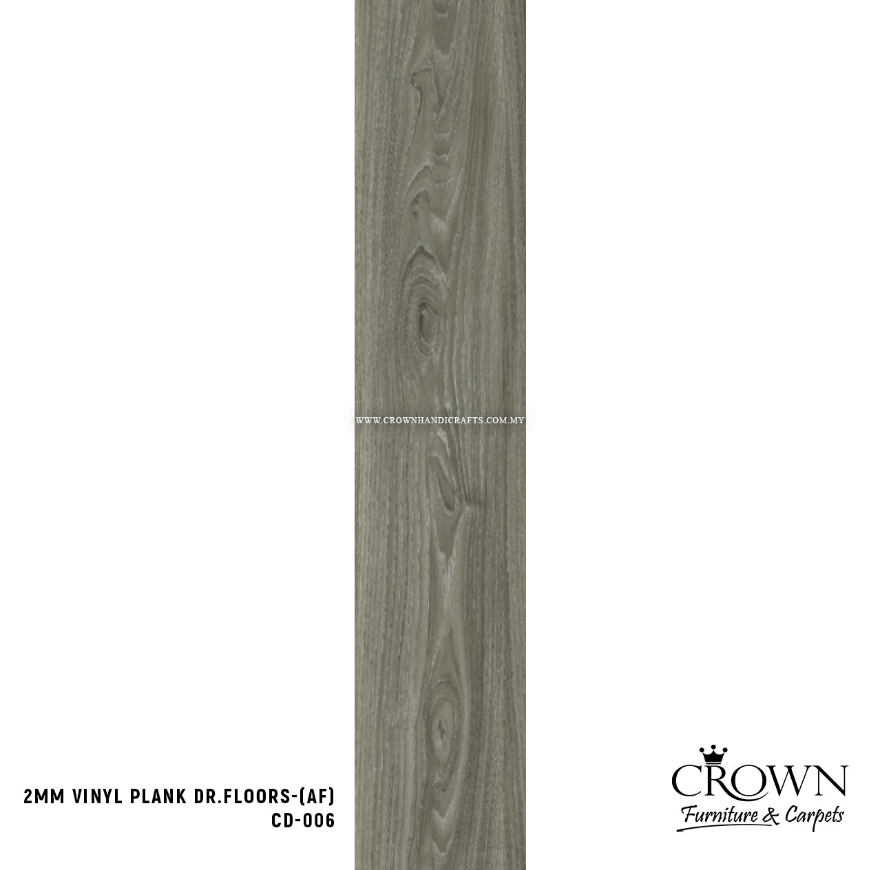 2MM VINYL PLANK DR.FLOORS CD-006 (AF) | 152X914 | PREMIUM THICK VINYL FLOORING | BOX 36PCS/54SF