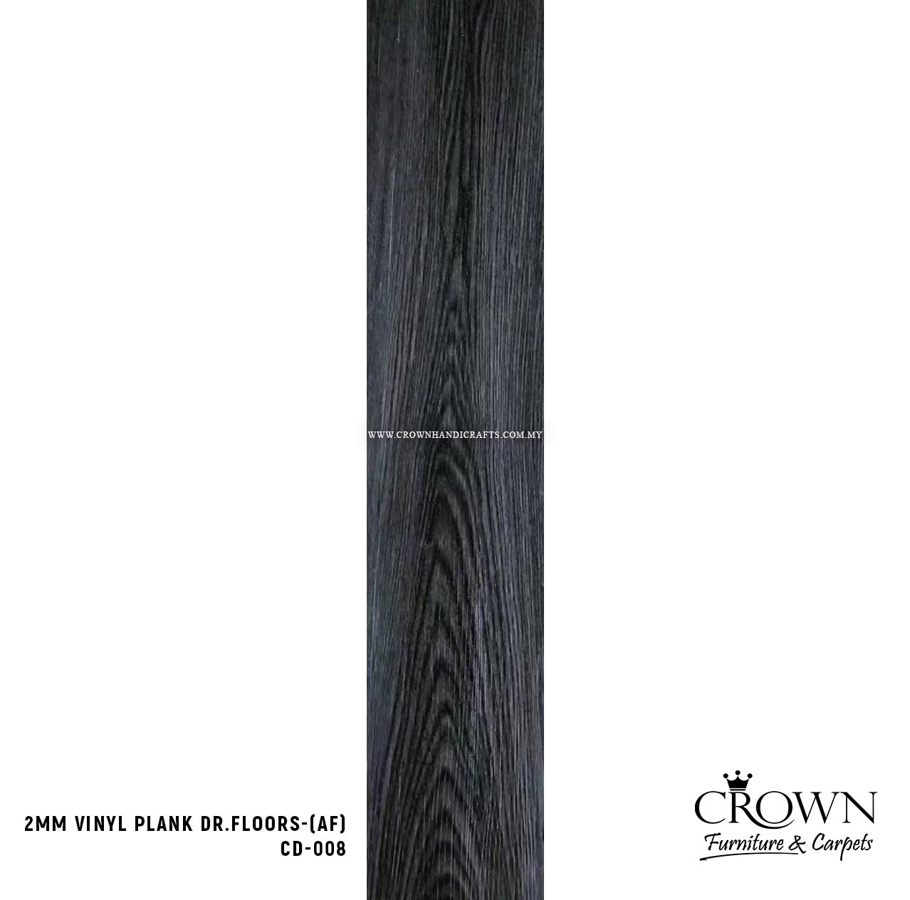 2MM VINYL PLANK DR.FLOORS CD-008 (AF) | 152X914 | AFFORDABLE WATERPROOF VINYL FLOORING MALAYSIA | BOX 36PCS/54SF
