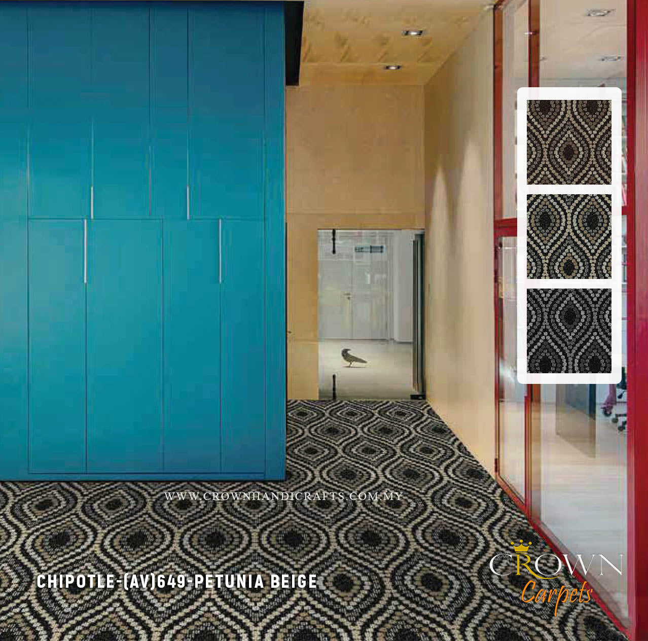 Carpets for Boutique Hotel | Chipotle (AV) Wall To Wall Carpet
